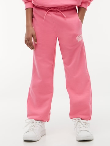 Effilé Pantalon TOMMY HILFIGER en rose : devant