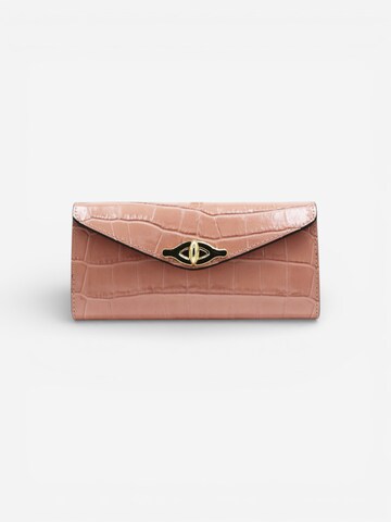 Cheval Firenze Wallet 'MARLON CROC' in Pink: front