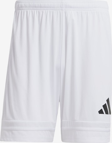 ADIDAS PERFORMANCE Sportshorts 'Squadra 25' in Weiß: Vorderseite