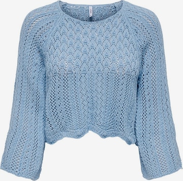 Pull-over 'Nola' ONLY en bleu : devant