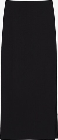 Bershka Skirt in Black: front