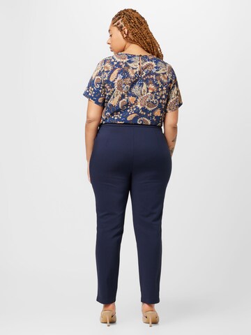 Warehouse Curve Slimfit Broek in Blauw