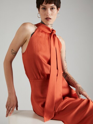 Robe de cocktail SWING en orange