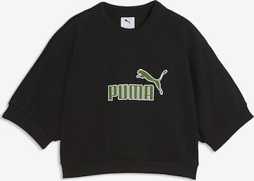 Sweat-shirt PUMA en noir : devant