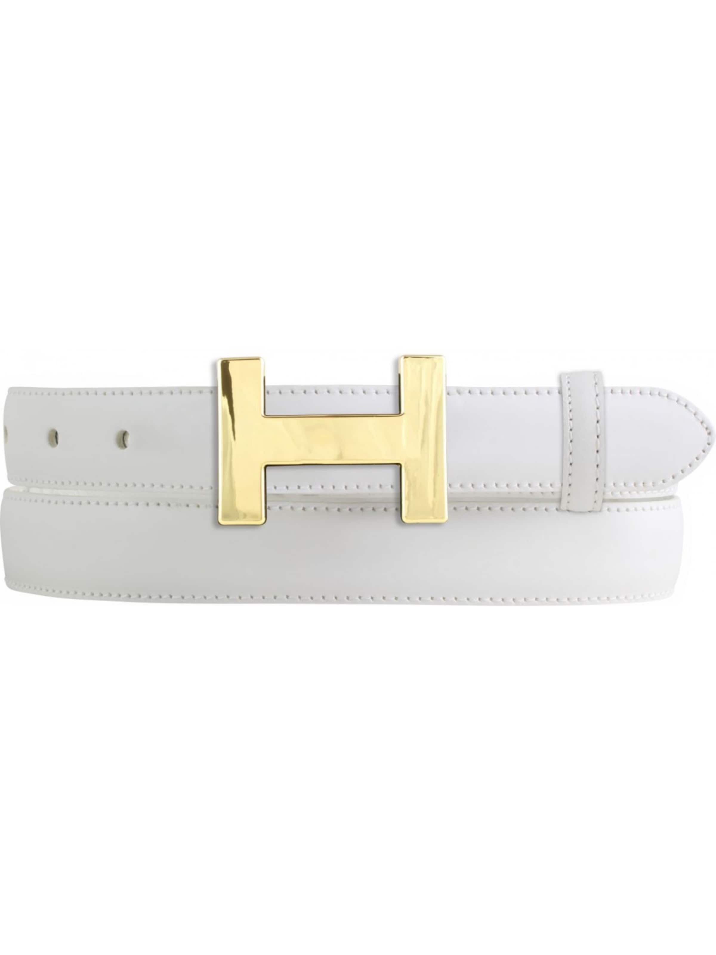 BELTINGER Gürtel 'Horus'‌‌‌‌ in Weiß: Vorderseite