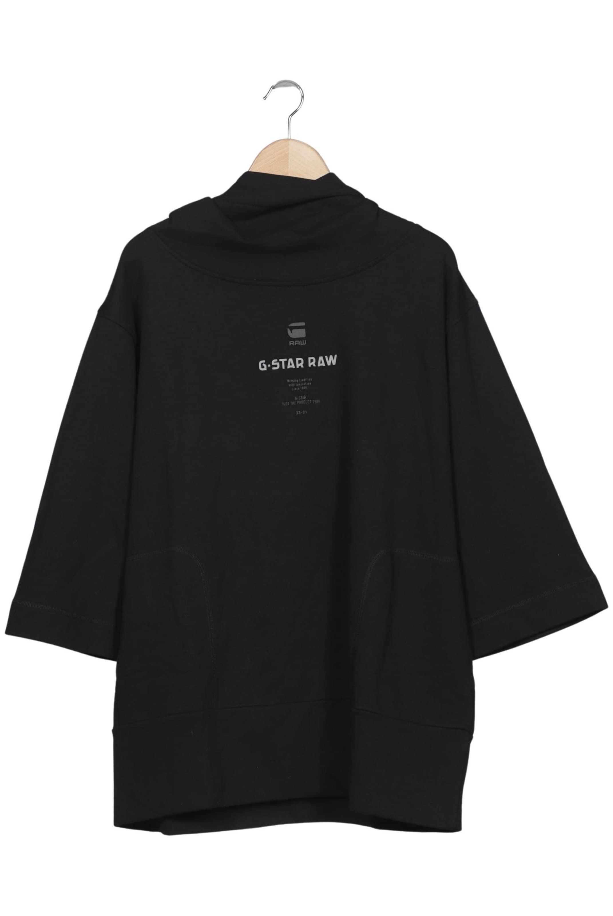 G-STAR Kapuzenpullover M in Schwarz: Vorderseite