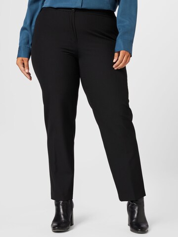 Persona by Marina Rinaldi Regular Pants 'REANO' in Black: front