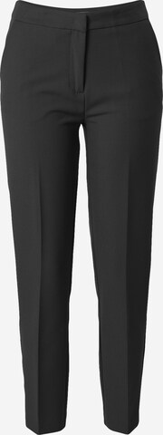 UNITED COLORS OF BENETTON Slim fit Pleated Pants in Black: front