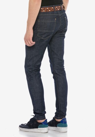 CIPO & BAXX Regular Jeans 'Everyday Raw' in Blau