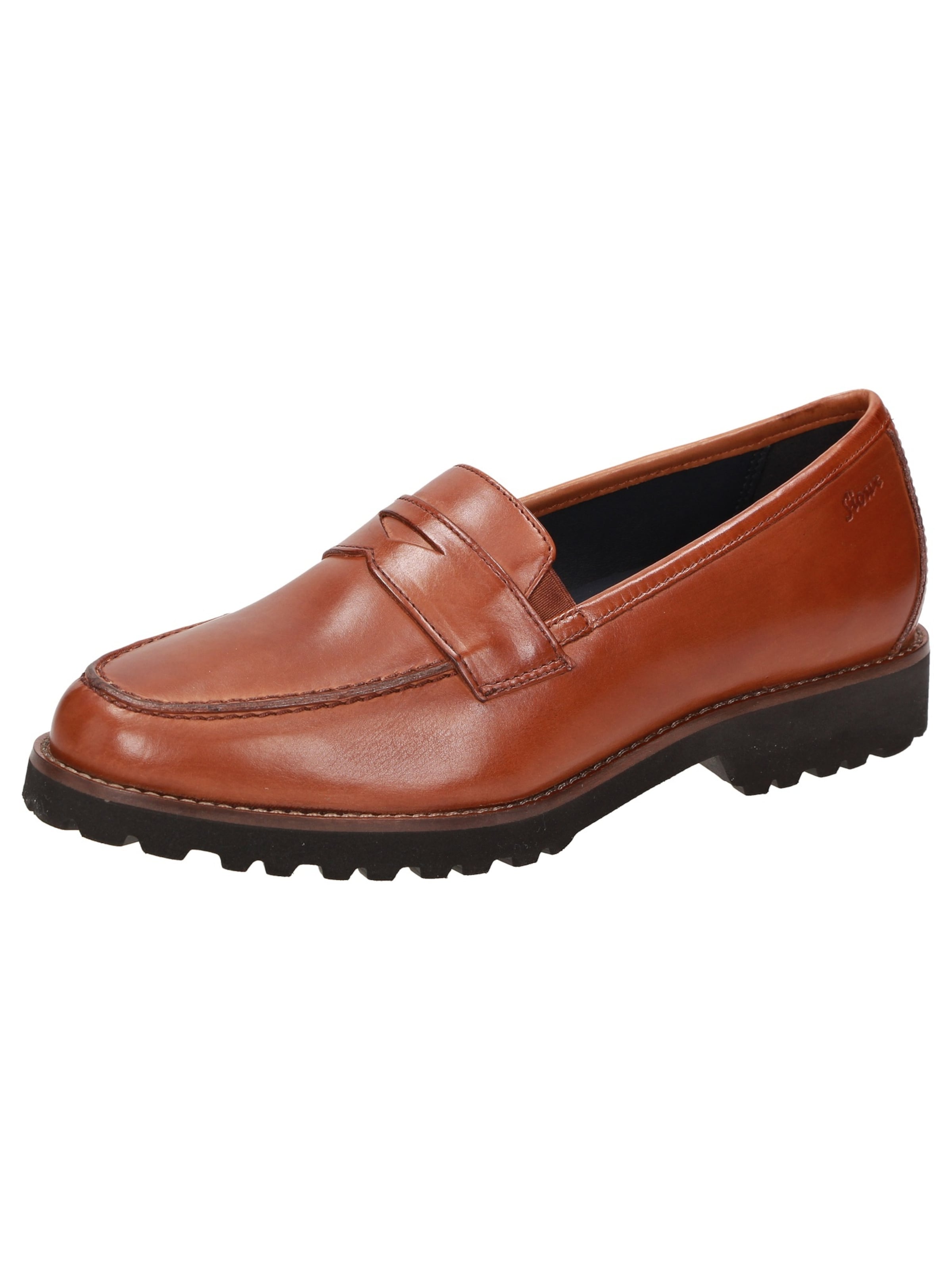 SIOUX Instappers 'Meredith-709-H' in Bruin: voorkant