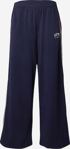 Wide Leg Pantalon GAP en bleu : devant
