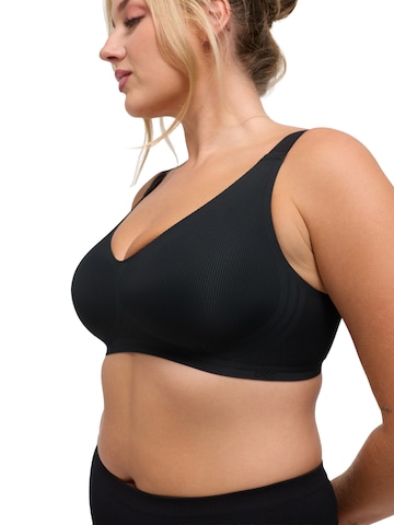 cfab Pienentävät Pienentävät rintaliivit 'Rib Comfort Minimizer BH' värissä musta