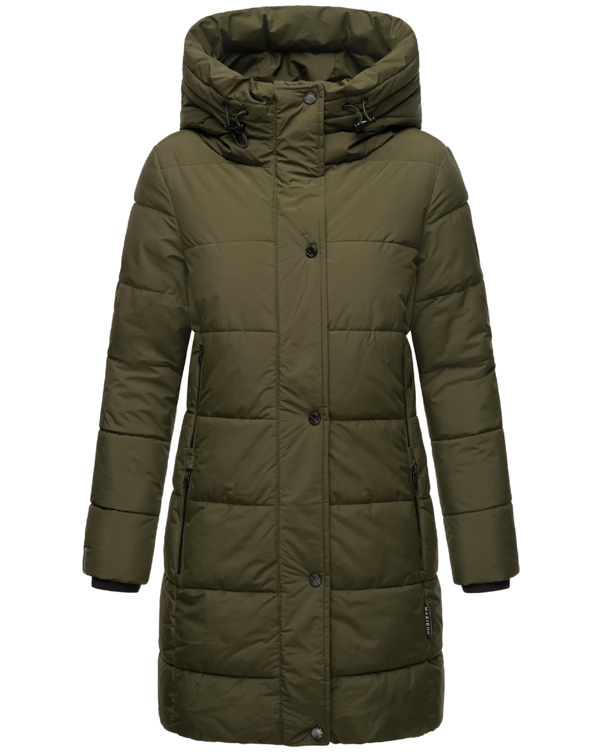 Cappotto invernale 'Karumikoo XVI' di MARIKOO in verde: frontale