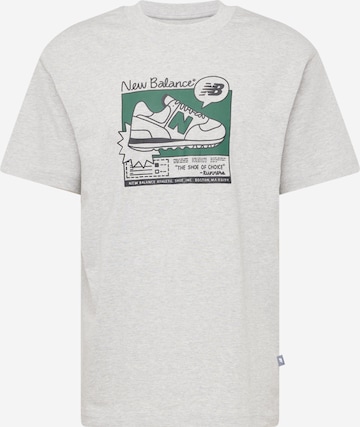 T-Shirt new balance en gris : devant