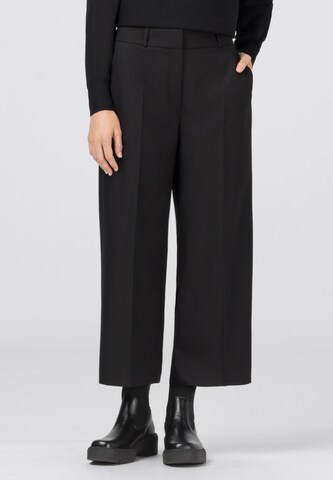 HALLHUBER Pleated Pants in Black: front