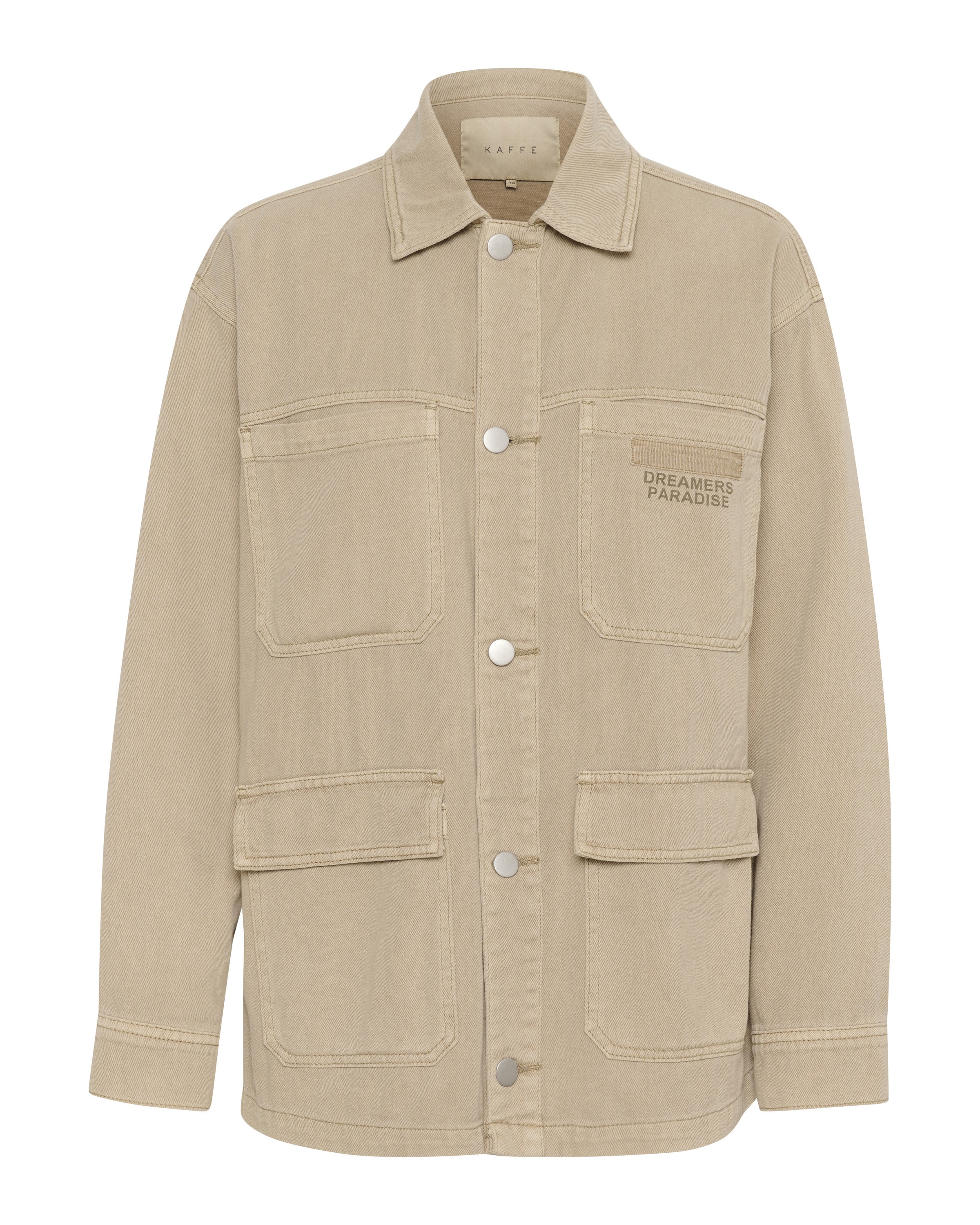 Kaffe Jacke 'Sisse' in Beige: Vorderseite