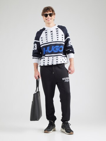 HUGO Tapered Broek 'Nevez' in Zwart