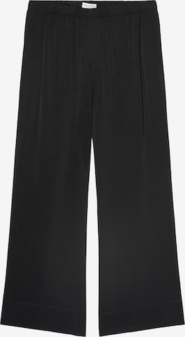 Marc O'Polo Wide leg Pants in Black: front