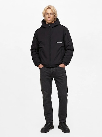 KARL LAGERFELD JEANS - Chaqueta de entretiempo en negro
