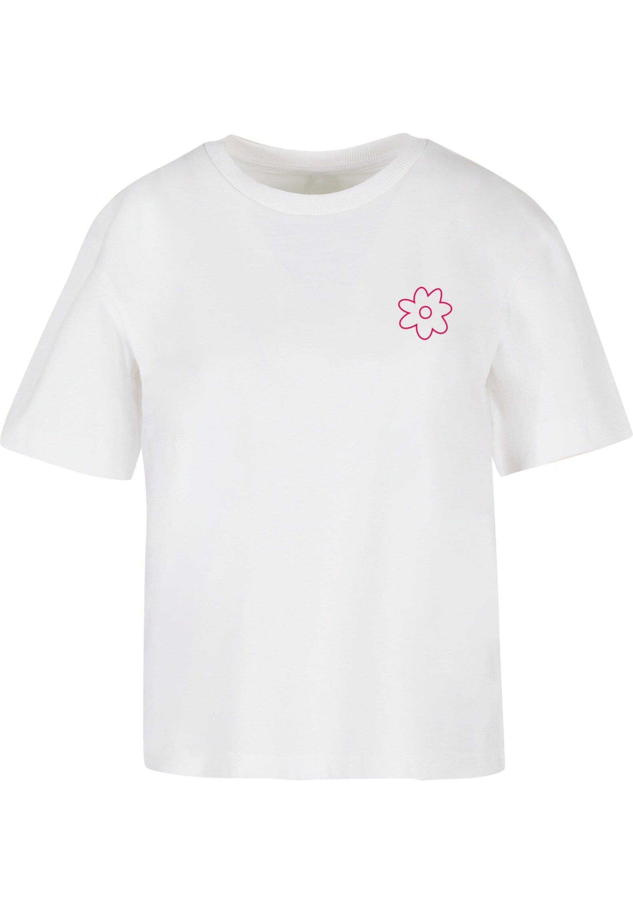 T-shirt 'Flower' Merchcode en blanc : devant