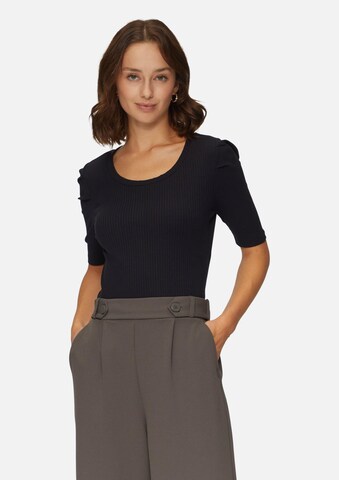 QS Shirt in Schwarz: Vorderseite