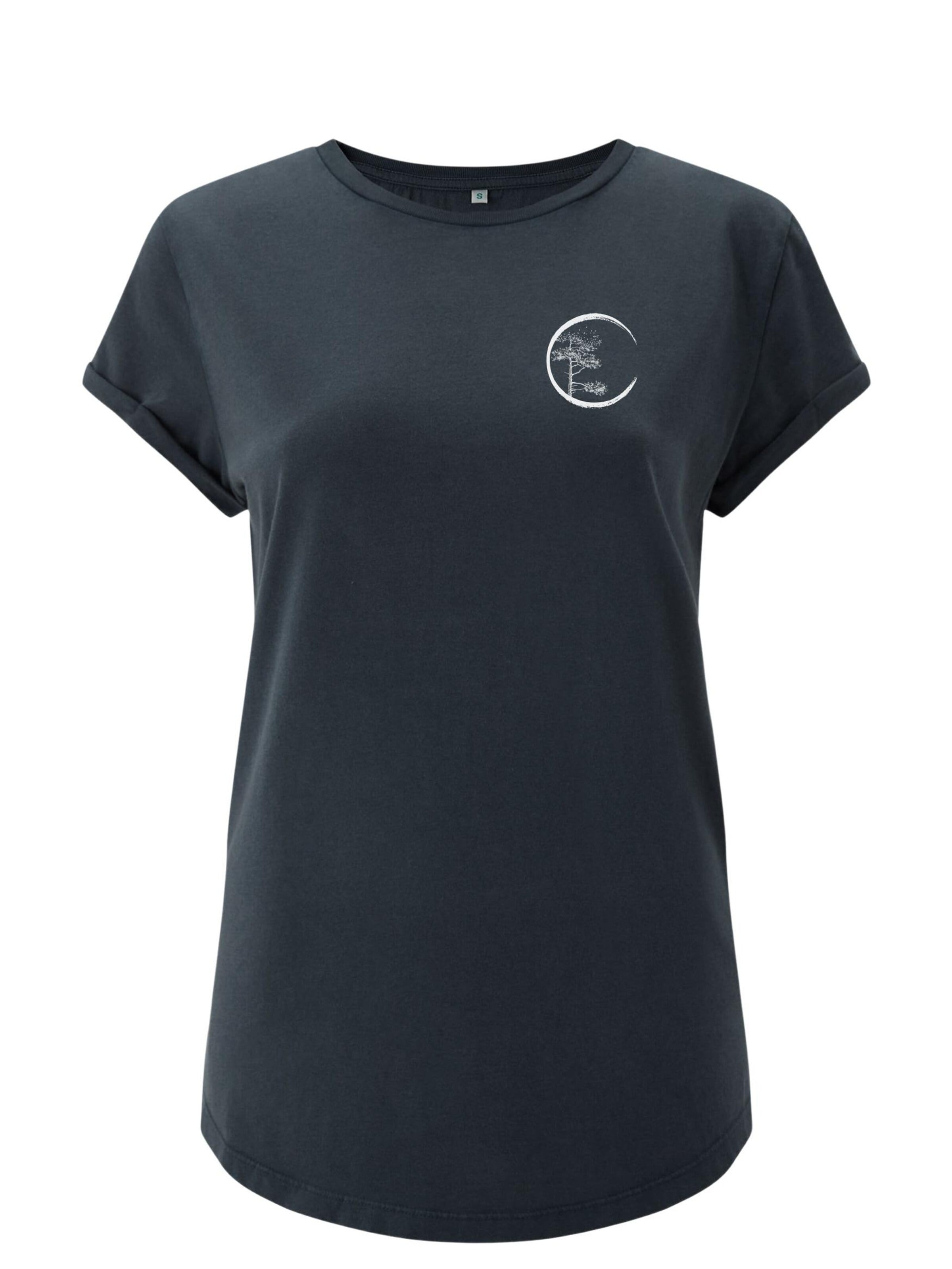 T-shirt Life-Tree en bleu : devant