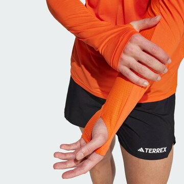 ADIDAS TERREX Performance shirt 'Xperior' in Orange