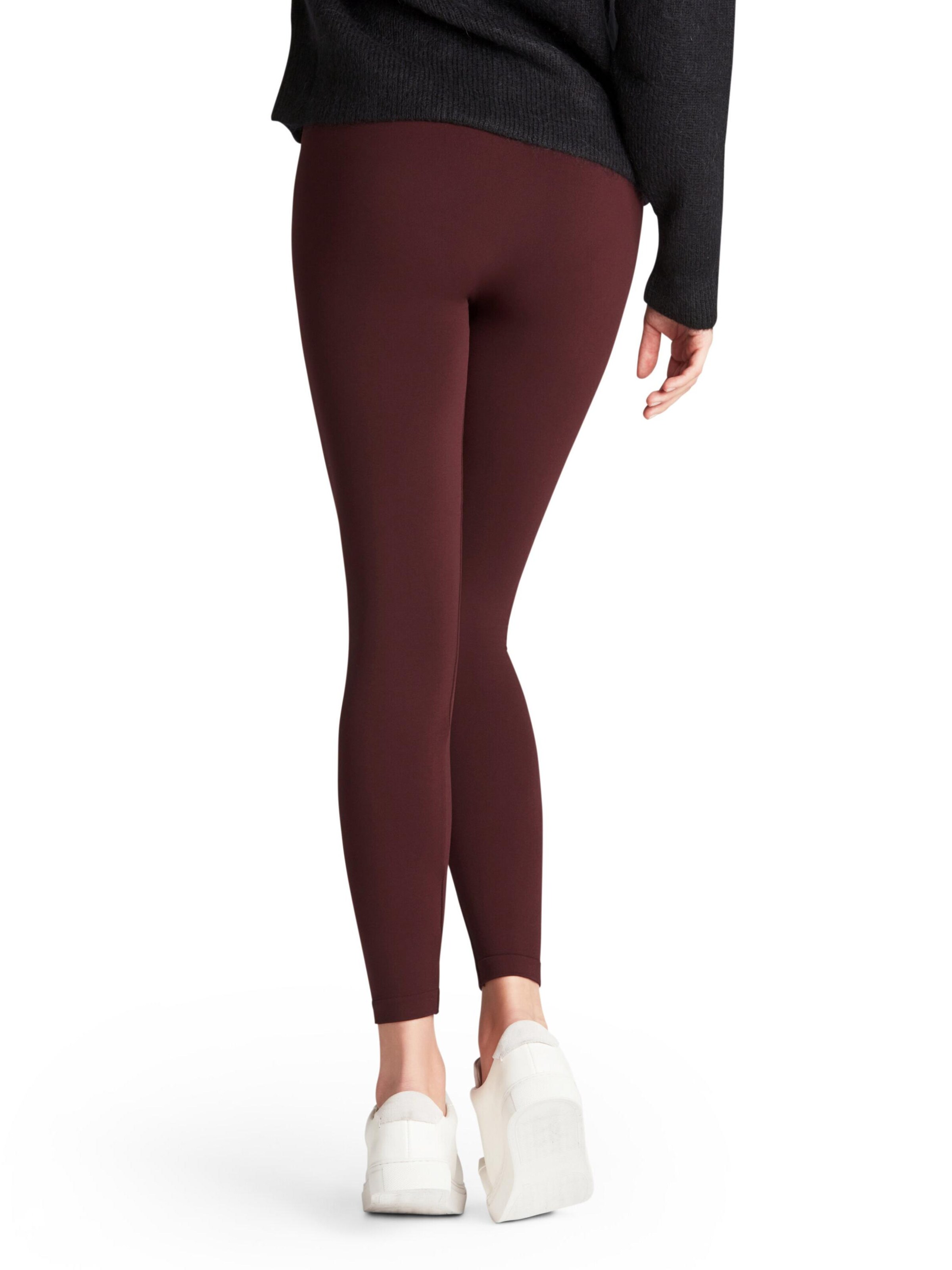 FALKE Skinny Leggings 'Seamless' in Red