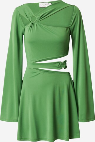 NA-KD Kleit 'Angelica Blick', värv roheline: eest vaates