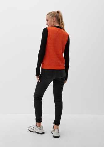 QS Sweter w kolorze pomarańczowy