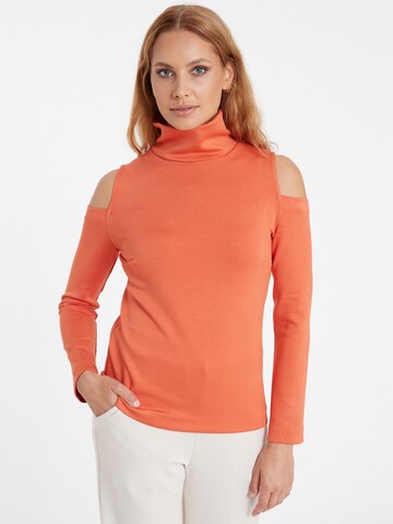 Ana Alcazar Shirt ' Senta ' in Oranje: voorkant