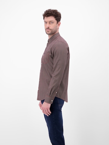 LERROS Regular fit Overhemd in Bruin