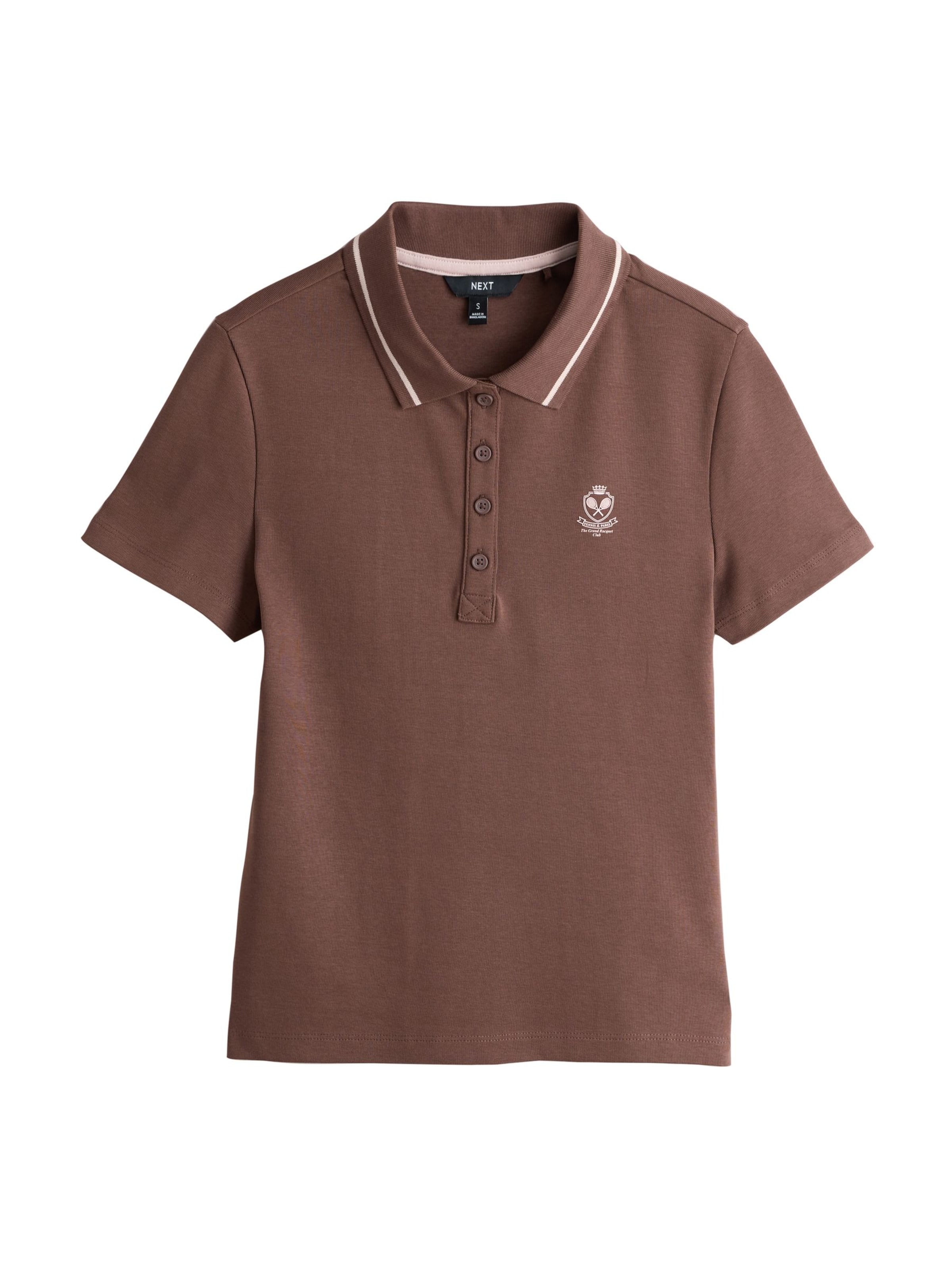Next Shirt in XS in Ecru / Chocolate, Item view