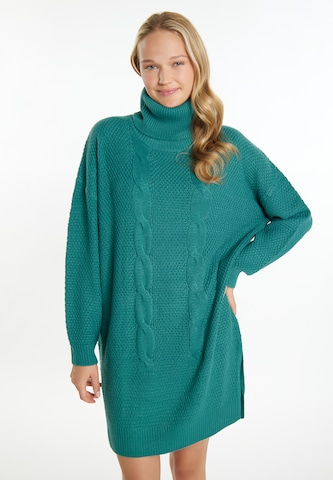 Robes en maille 'Biany' MYMO en vert : devant