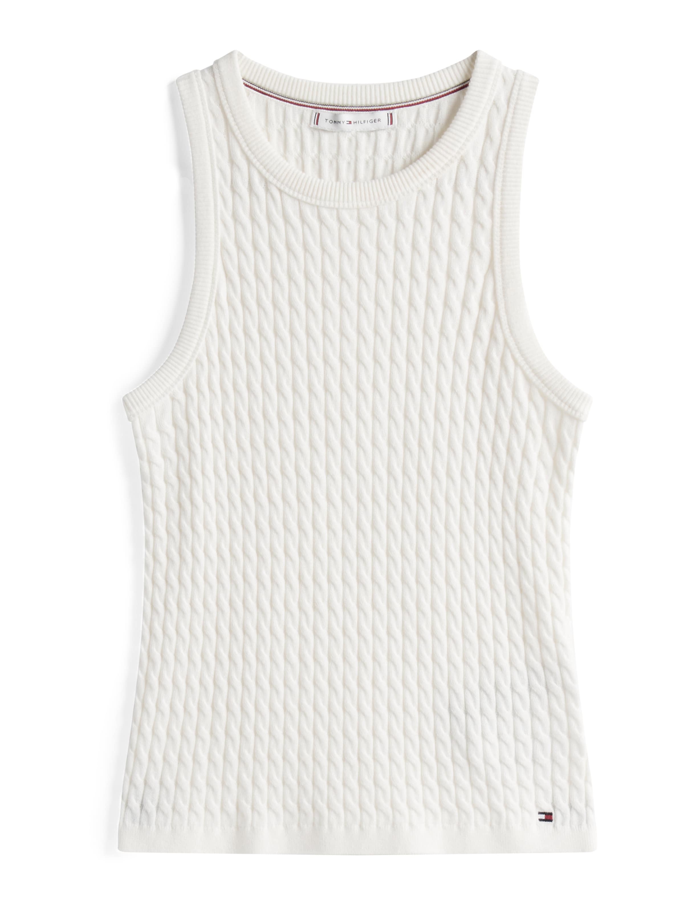 TOMMY HILFIGER Kardigany – bílá: přední strana