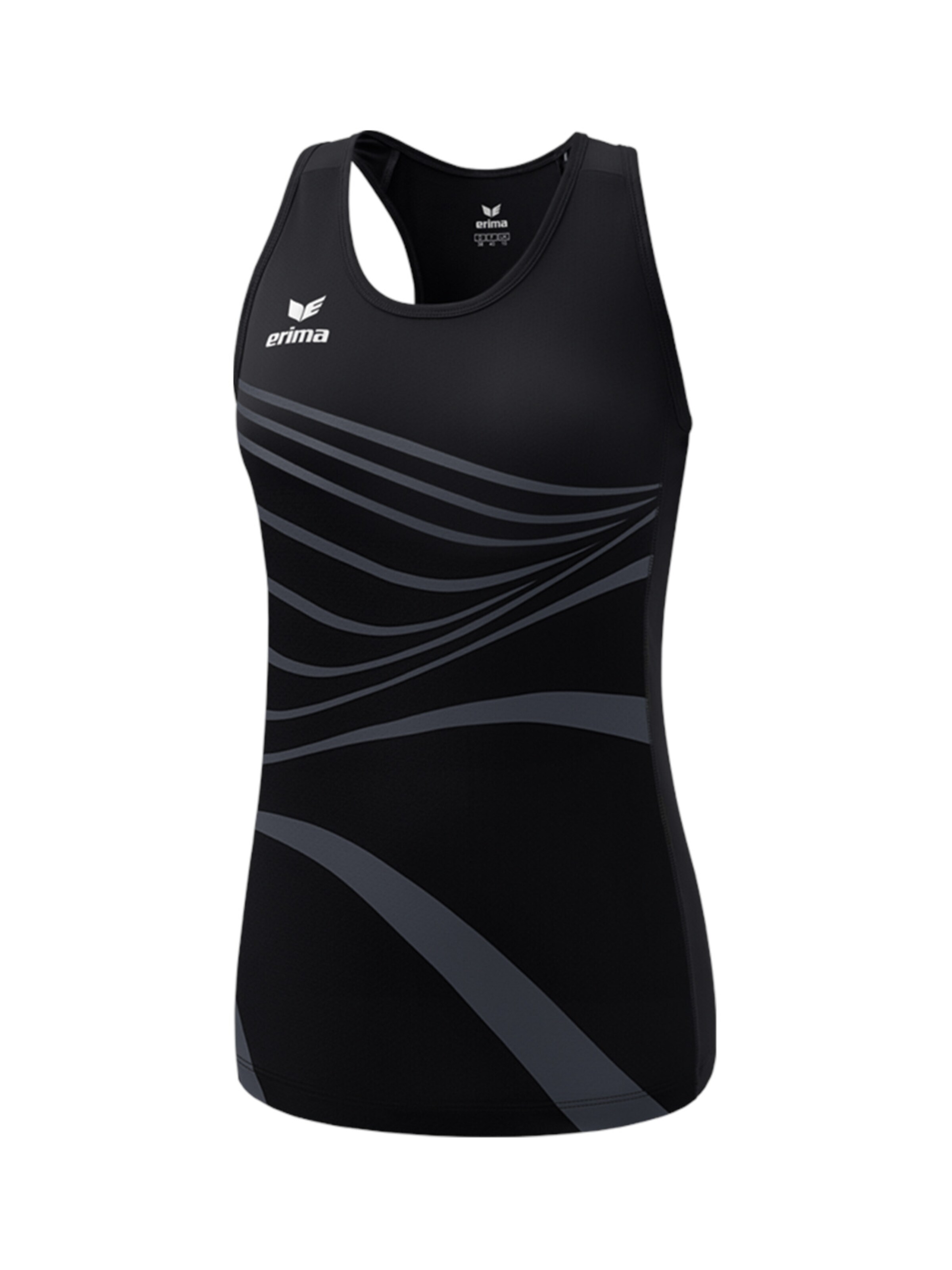 ERIMA Sporttop in Schwarz: Vorderseite