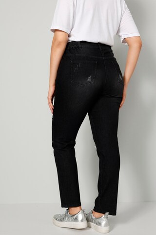 MIAMODA Slimfit Jeans in Zwart