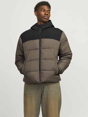 JACK & JONES Vinterjakke 'JJMoon' i brun: forside