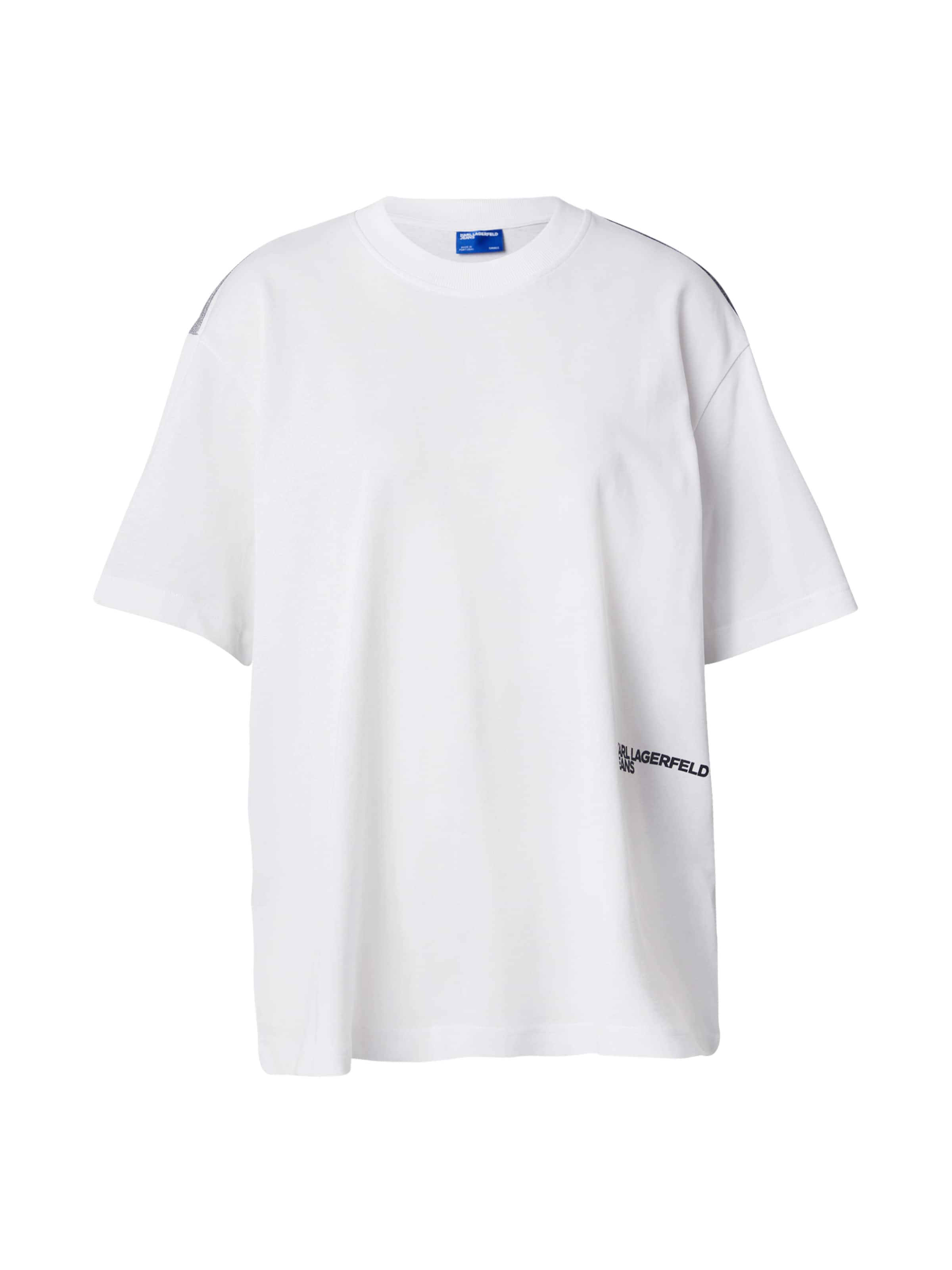 KARL LAGERFELD JEANS Μπλουζάκι σε λευκό: μπροστά