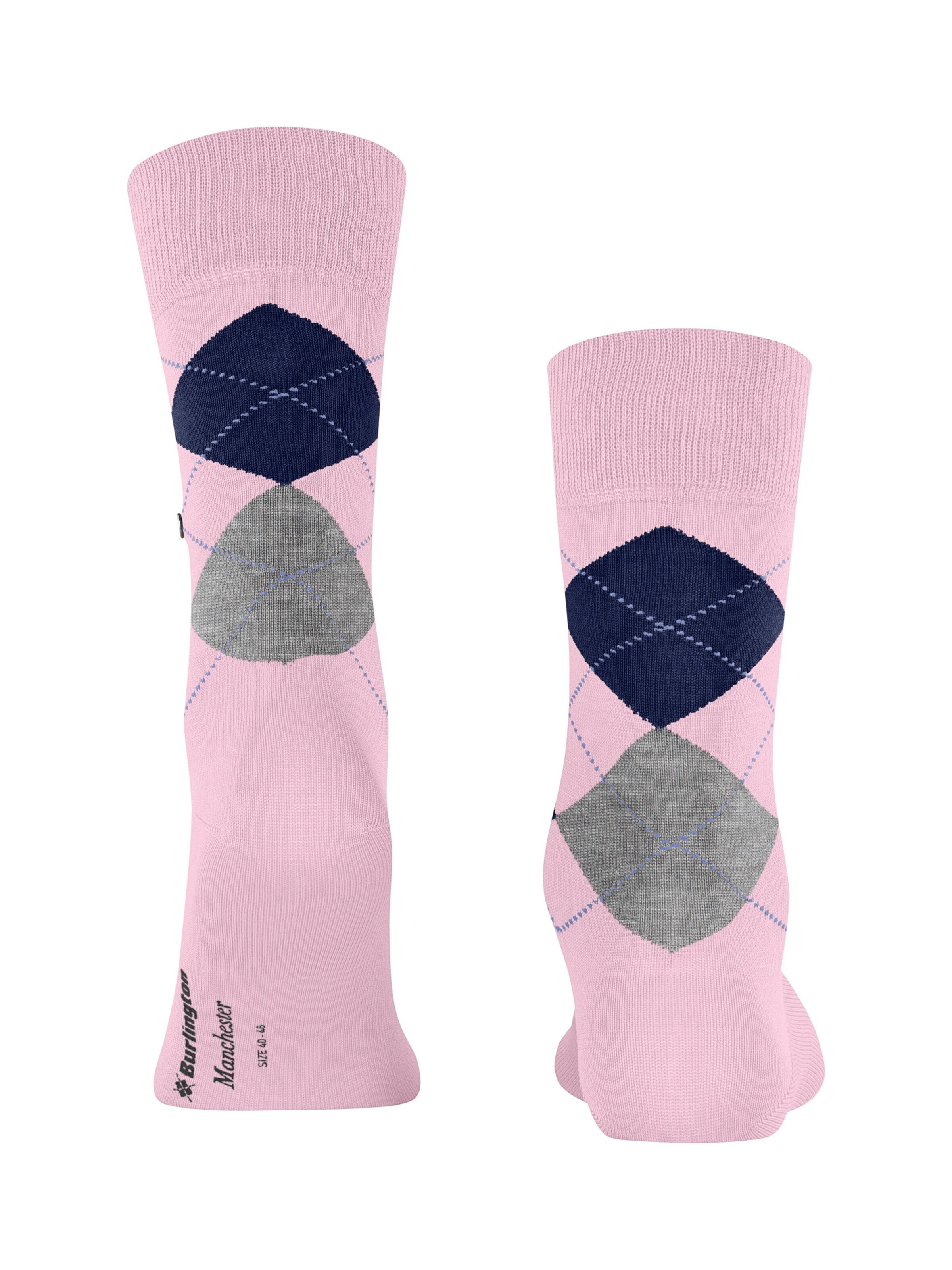 BURLINGTON Socks 'Manchester' in Pink