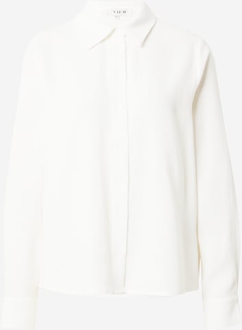 A-VIEW Bluse 'Lerke' i hvit: forside