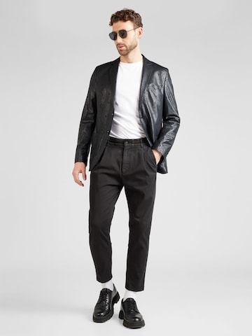 juoda Karl Lagerfeld Standartinis modelis Klasikinis švarkas 'SMART'