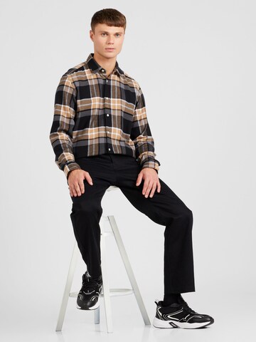 BOSS Black Regular fit Button Up Shirt 'LIAM' in Mixed colors