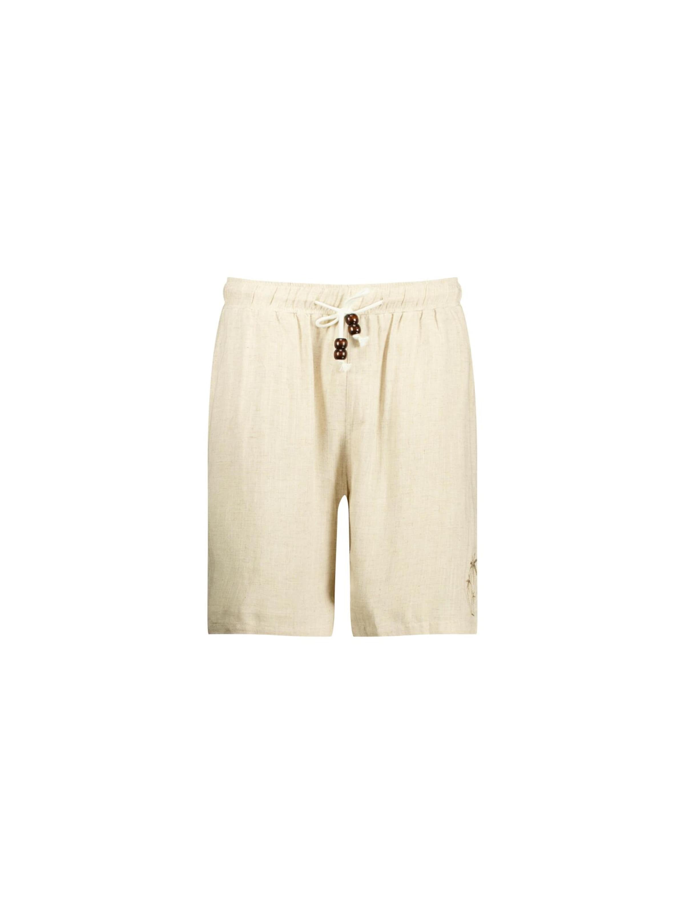 Deeluxe Broek 'Galtor' in Beige: voorkant