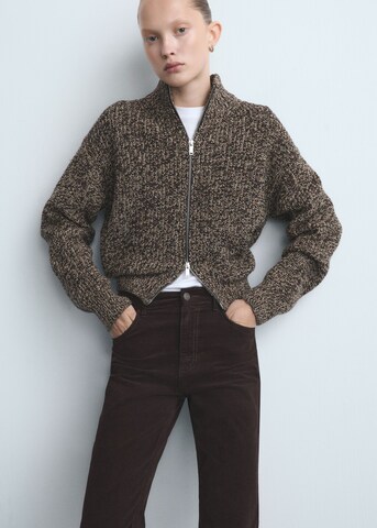 MANGO Flared Jeans 'Violetav' in Brown