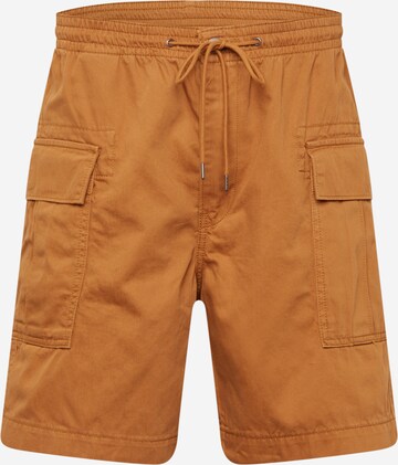 LEVI'S ® Loosefit Cargo nadrágok 'Cargo Short Style' - barna: elől