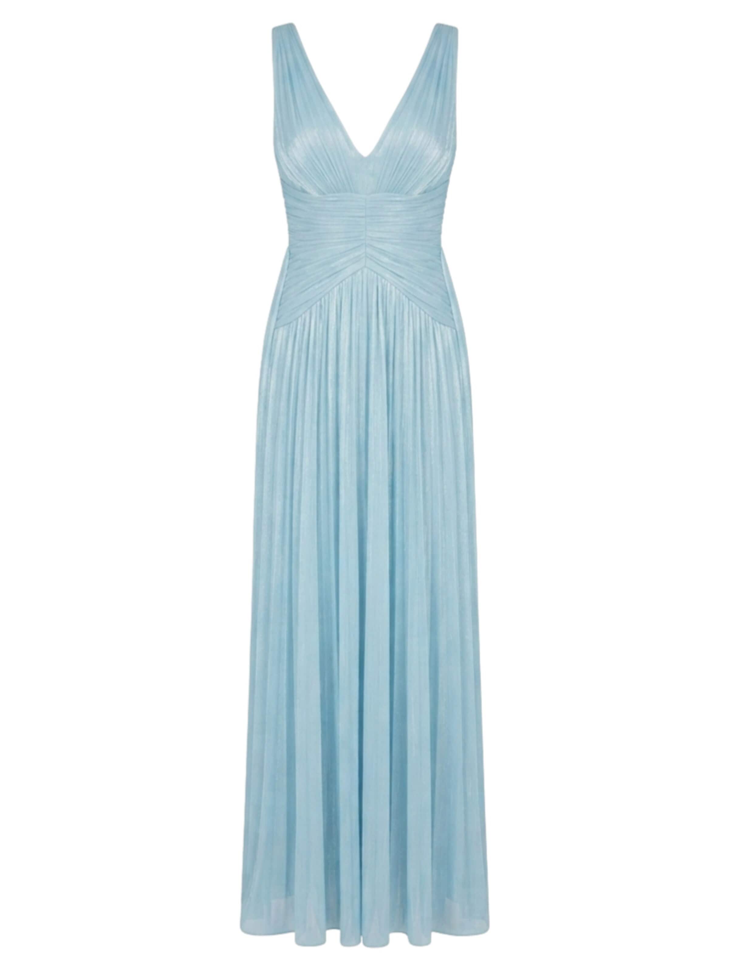 Ombre Abendkleid‌‌‌ in Blau: Vorderseite