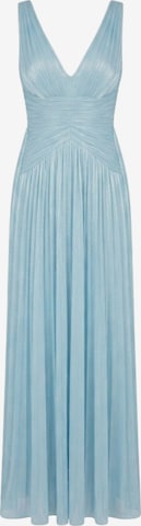 Ombre Abendkleid in Blau: Vorderseite