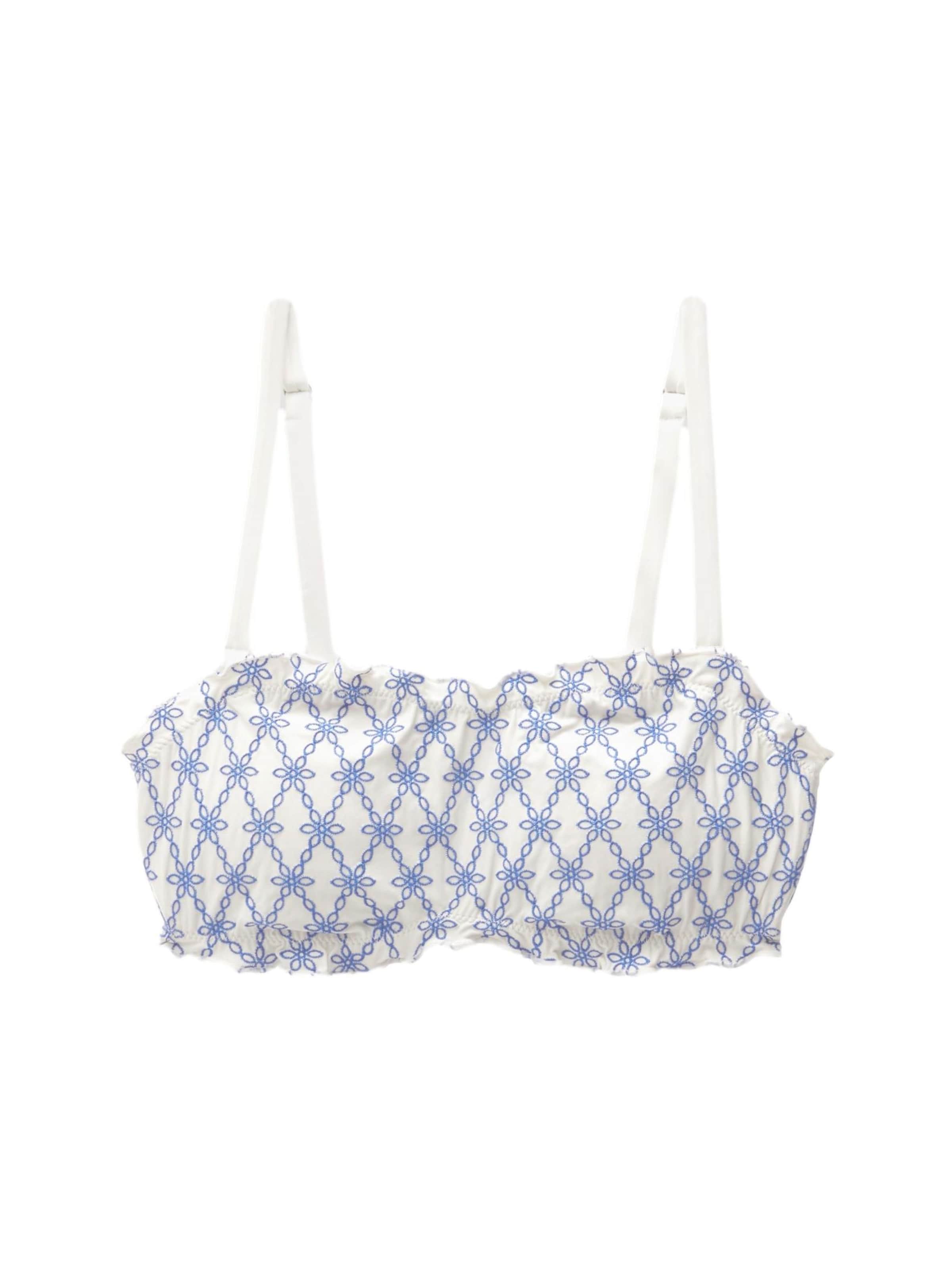 Next Бандо Верх бикини в Белый: спереди