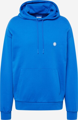 HUGO Sweatshirt 'Nottyo' in Blauw: voorkant